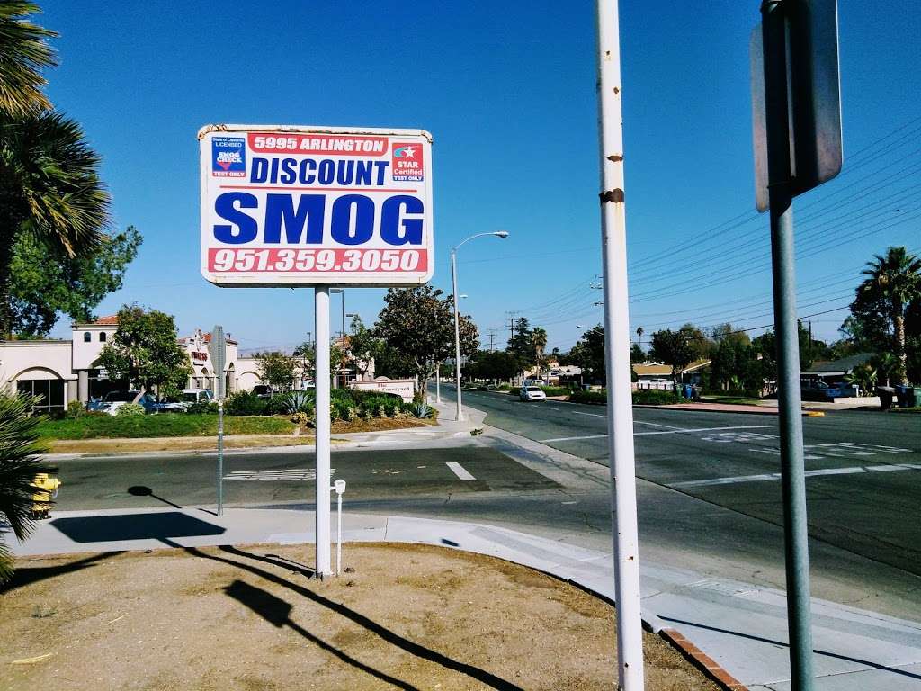 Discounts Smog | 5995 Arlington Ave, Riverside, CA 92504, USA | Phone: (951) 359-3050