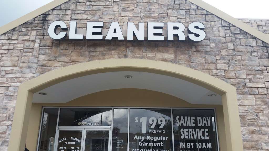 Jills Cleaners | 1826 Country Pl Pkwy #122, Pearland, TX 77584, USA | Phone: (713) 436-5573