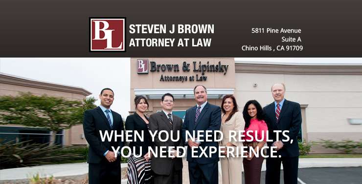 Steven J. Brown, Attorney at Law | 5811 Pine Ave a, Chino Hills, CA 91709 | Phone: (909) 597-2445