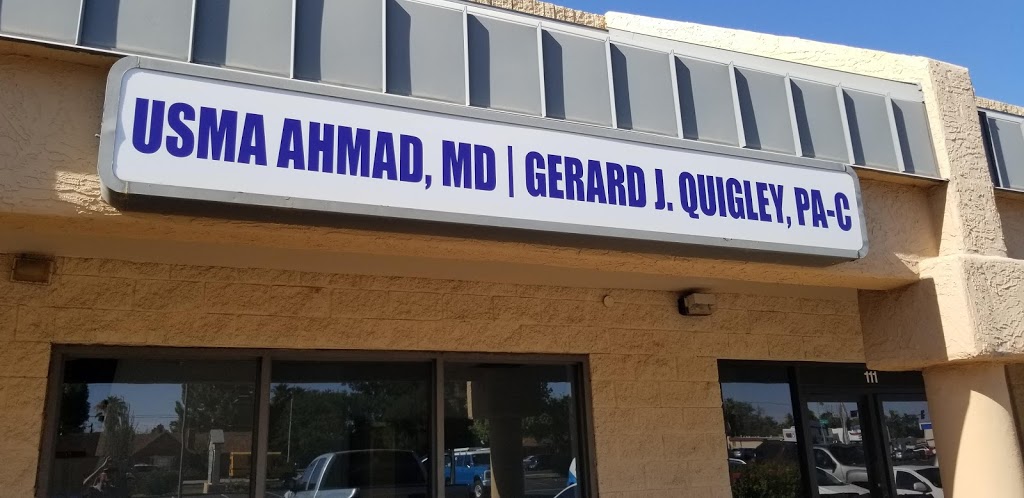 Usma Ahmad, MD | 6750 E Baywood Ave Suite 507, Mesa, AZ 85206, USA | Phone: (480) 409-5060