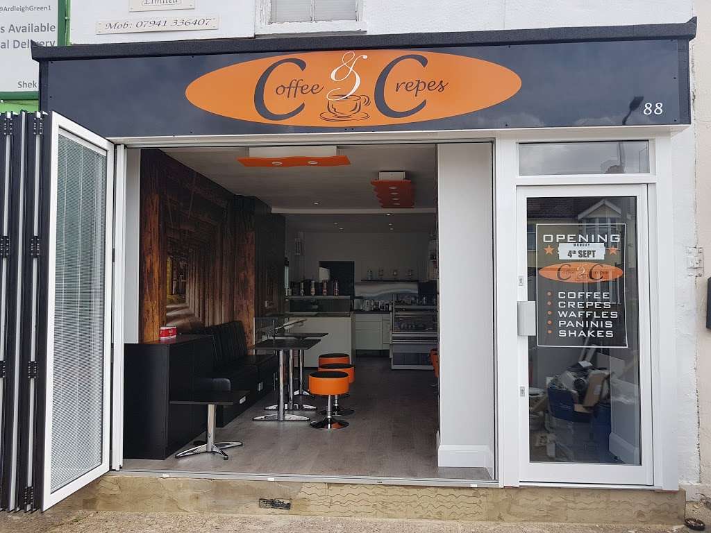 Coffee & Crepes | 88 Ardleigh Green Rd, Hornchurch RM11 2LG, UK | Phone: 01708 477271