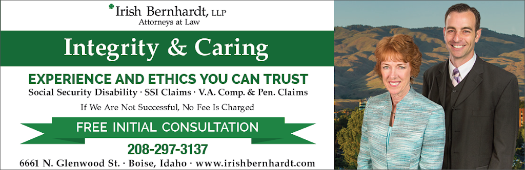 Irish Bernhardt LLP | 611 W Hays St, Boise, ID 83702, USA | Phone: (208) 344-3839