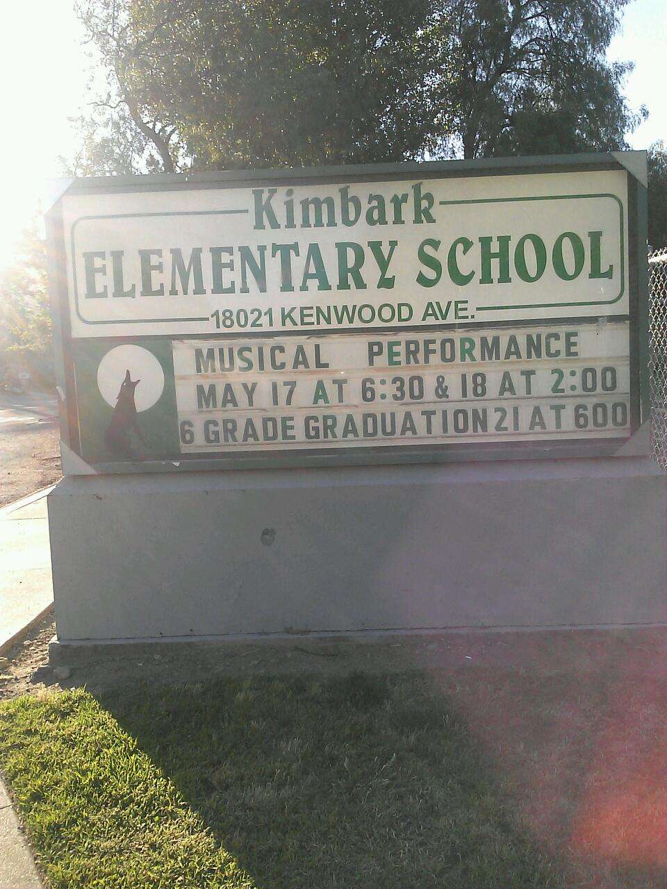 Kimbark Elementary School | 18021 Kenwood Ave, San Bernardino, CA 92407, USA | Phone: (909) 880-6641