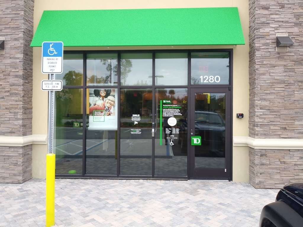 TD Bank | 1280 W Granada Blvd, Ormond Beach, FL 32174, USA | Phone: (386) 682-2110