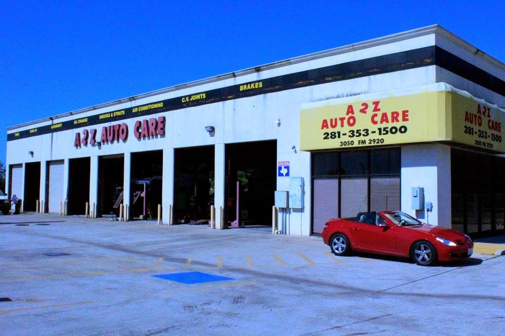 A 2 Z Auto Care | 3050 Farm to Market 2920, Spring, TX 77388, USA | Phone: (281) 353-1500