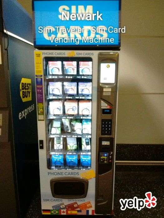 Sim Traveler - Sim Card Vending Machine | Terminal B, Newark, NJ 07114, USA