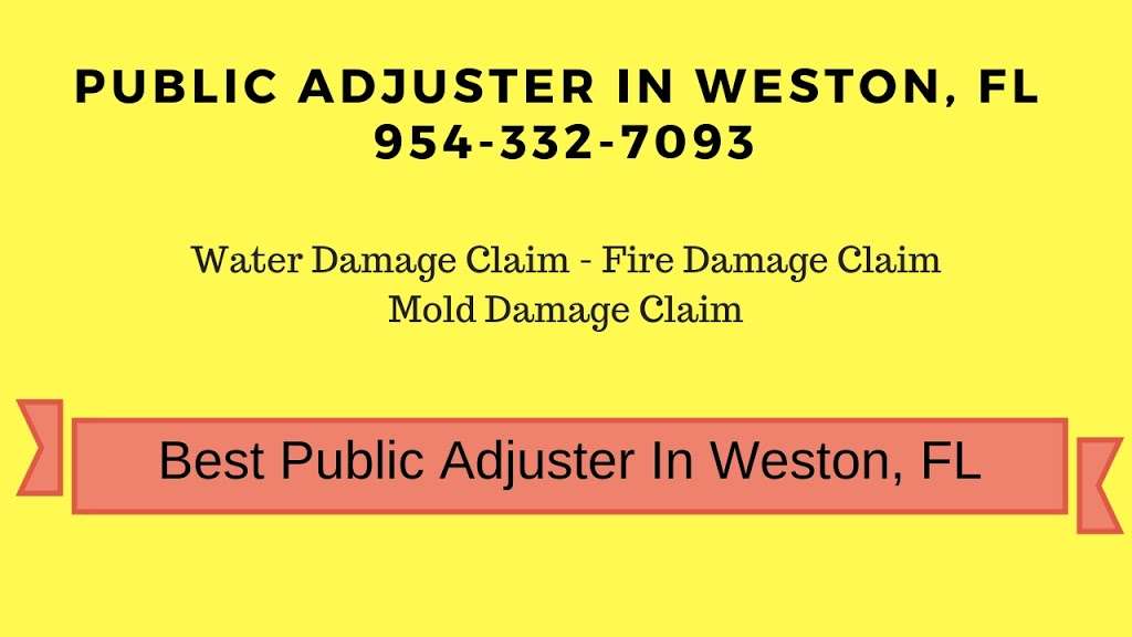 Adjusters Network | Public Adjuster In Weston, Fl | 2900 Glades Cir #1350, Weston, FL 33327, USA | Phone: (954) 332-7093