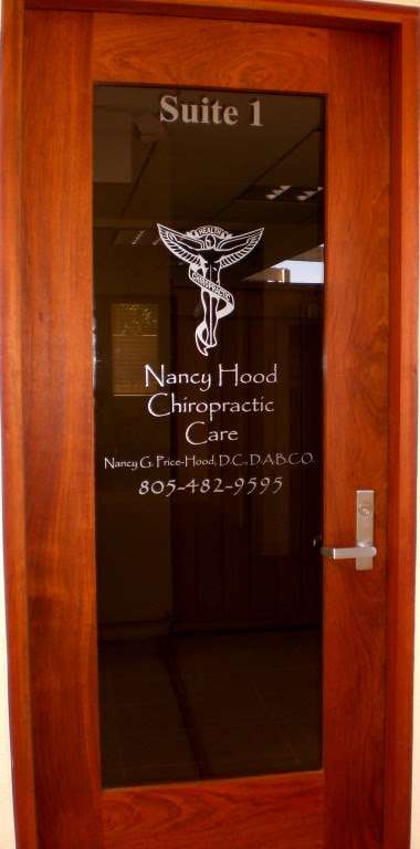 Nancy Hood Chiropractic Care | 3901 Las Posas Rd, Camarillo, CA 93010, USA | Phone: (805) 482-9595