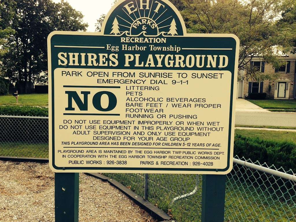 Shires Playground | Downing Ln, Egg Harbor Township, NJ 08234, USA