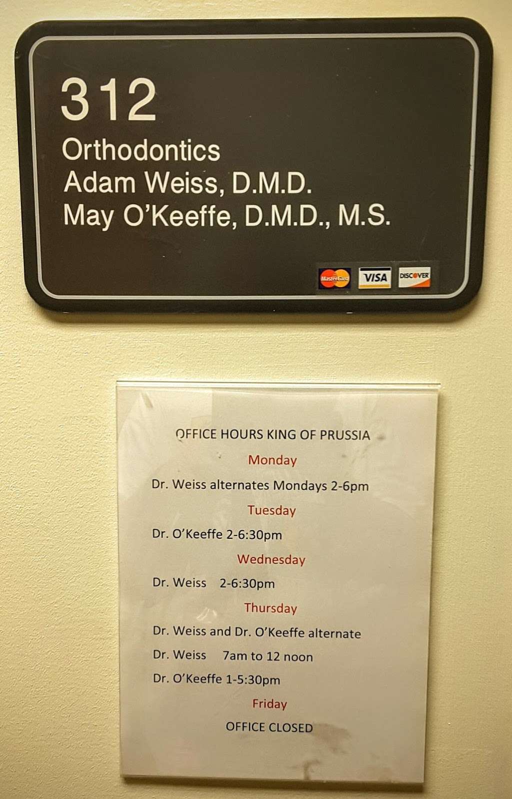 Adam J. Weiss, D.M.D.,P.C. | 491 Allendale Rd #312, King of Prussia, PA 19406, USA | Phone: (610) 265-3034