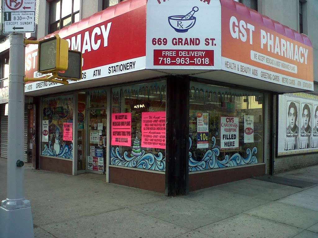 GST Pharmacy | 669 Grand St, Brooklyn, NY 11211, USA | Phone: (718) 963-1018