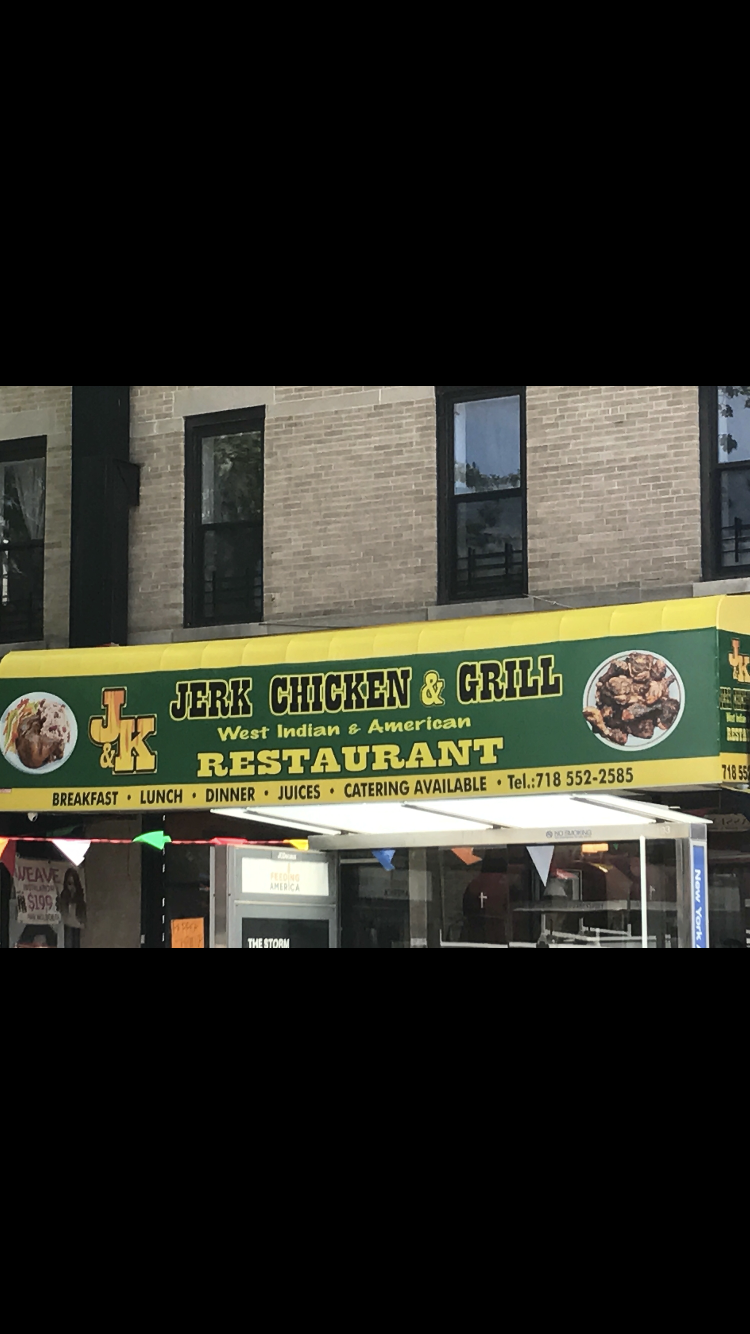 J&K Jerk Chicken & Grill | 907 New York Ave, Brooklyn, NY 11203, USA | Phone: (718) 552-2585