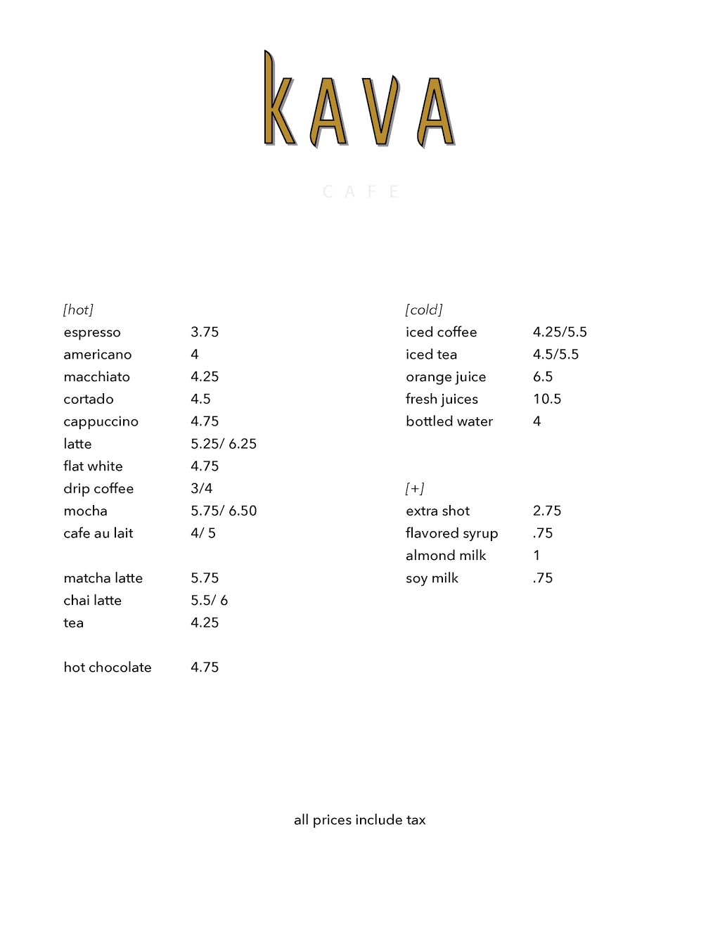 Kava Cafe | 803 Washington St, New York, NY 10014, USA | Phone: (212) 255-7495
