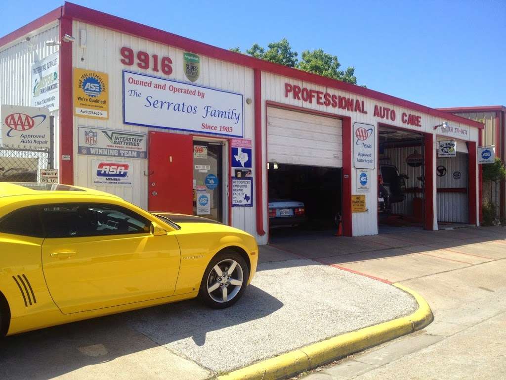 Professional Auto Care | 9916 Honeywell Rd, Houston, TX 77074, USA | Phone: (713) 270-0474