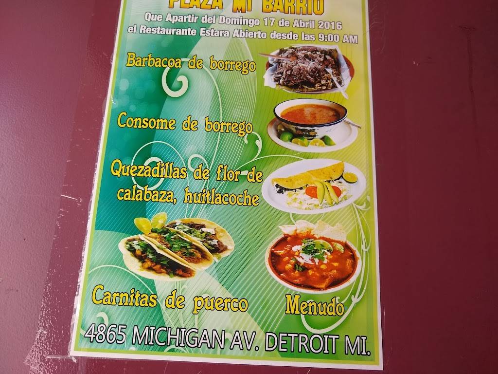 Mi Barrio Plaza | 4865 Michigan Ave, Detroit, MI 48210 | Phone: (313) 826-5149