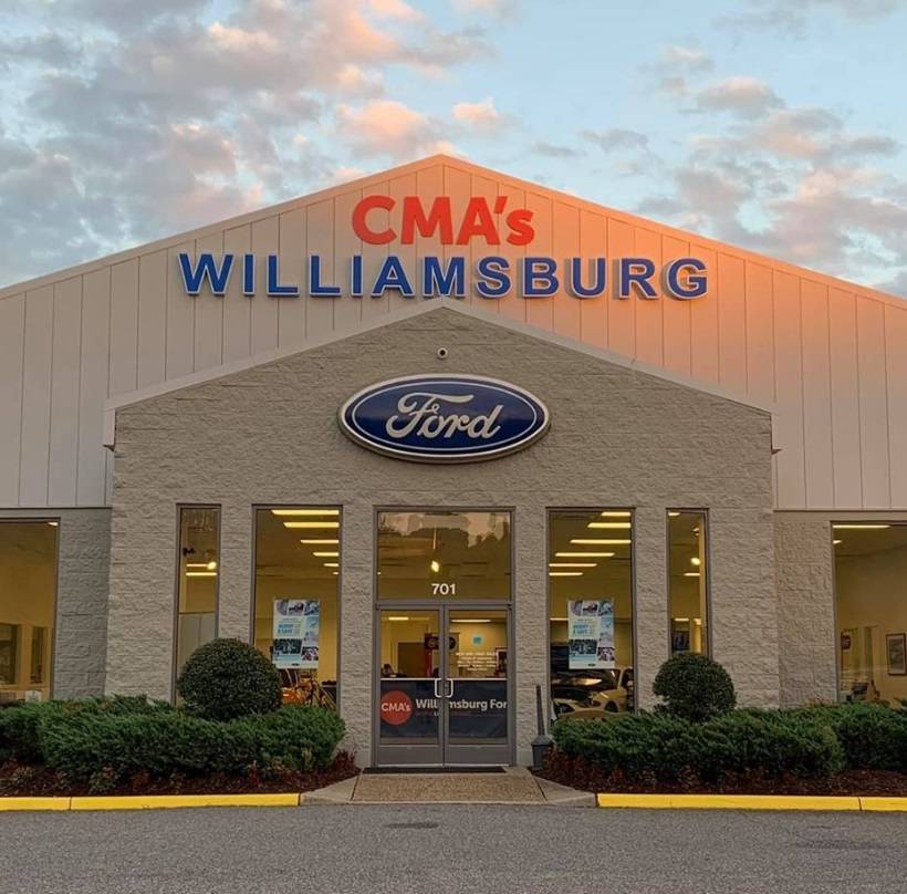 CMAs Williamsburg Ford | 701 E Rochambeau Dr, Williamsburg, VA 23188, United States | Phone: (757) 378-0800