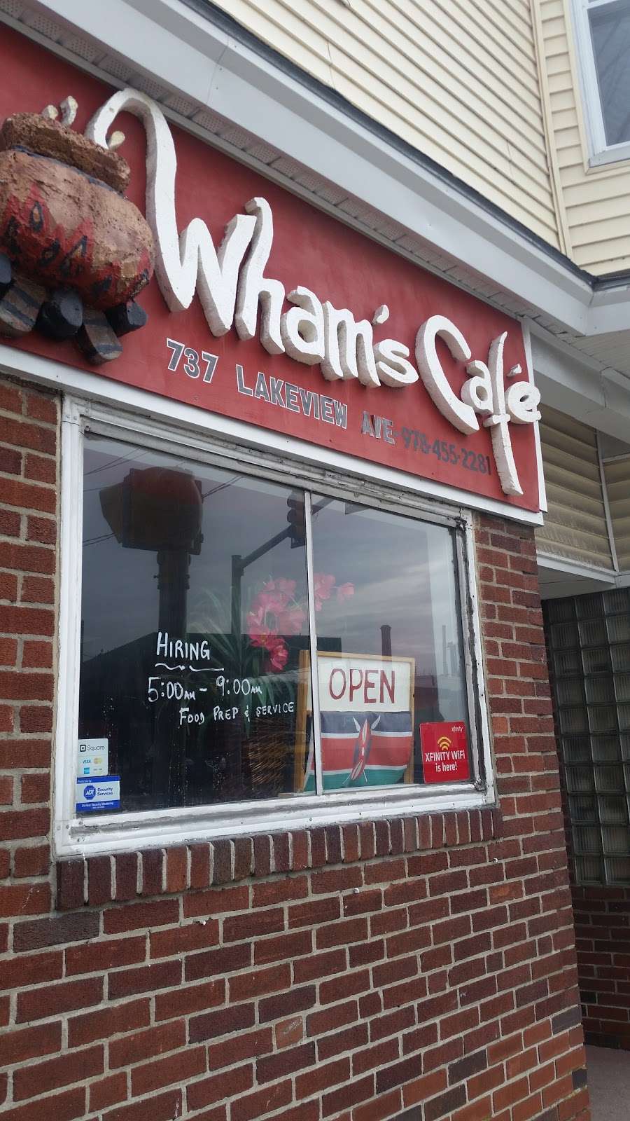 Wham’s Cafe | 737 Lakeview Ave, Lowell, MA 01850, USA | Phone: (855) 942-6722