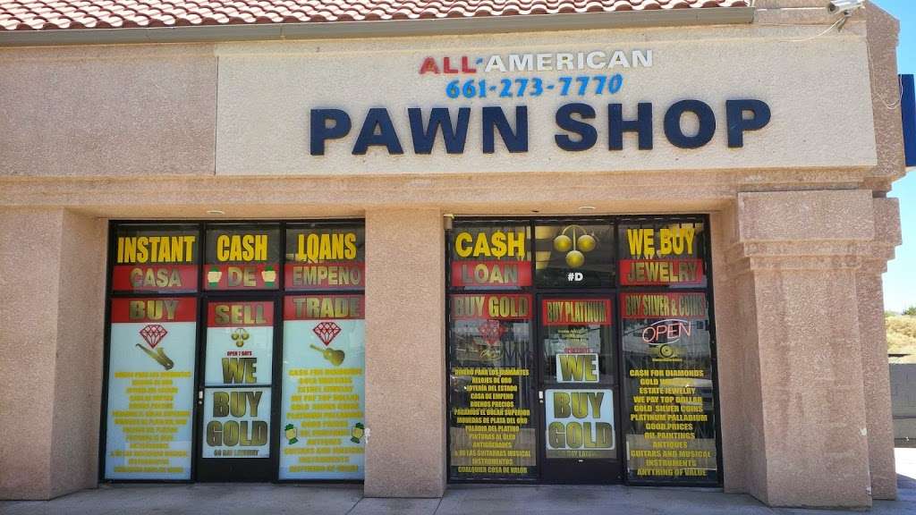 All American Pawn & Bail Bonds | 37167 Sierra Hwy # D, Palmdale, CA 93550 | Phone: (661) 273-7770