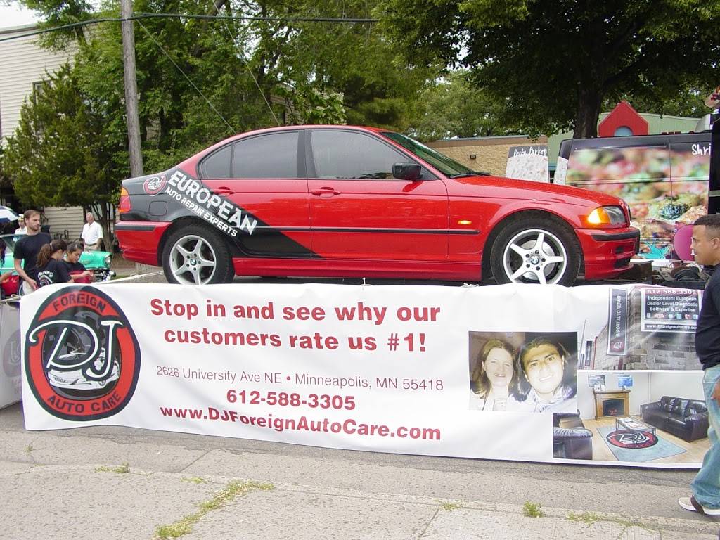 DJ Foreign Auto Care | 2626 University Ave NE, Minneapolis, MN 55418, USA | Phone: (612) 588-3305