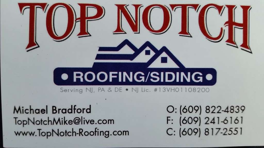 Top Notch Roofing/Siding | 300 N Delavan Ave, Margate City, NJ 08402, USA | Phone: (609) 822-4839