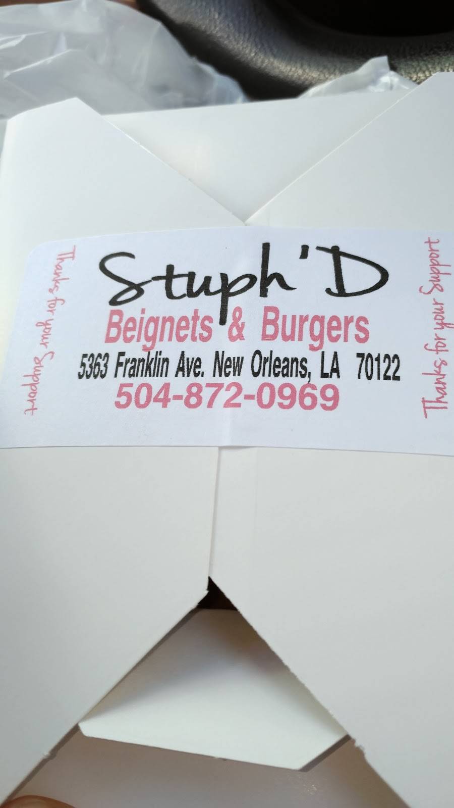 Stuphd Beignets & Burgers | 5363 Franklin Ave, New Orleans, LA 70122, USA | Phone: (504) 459-4571