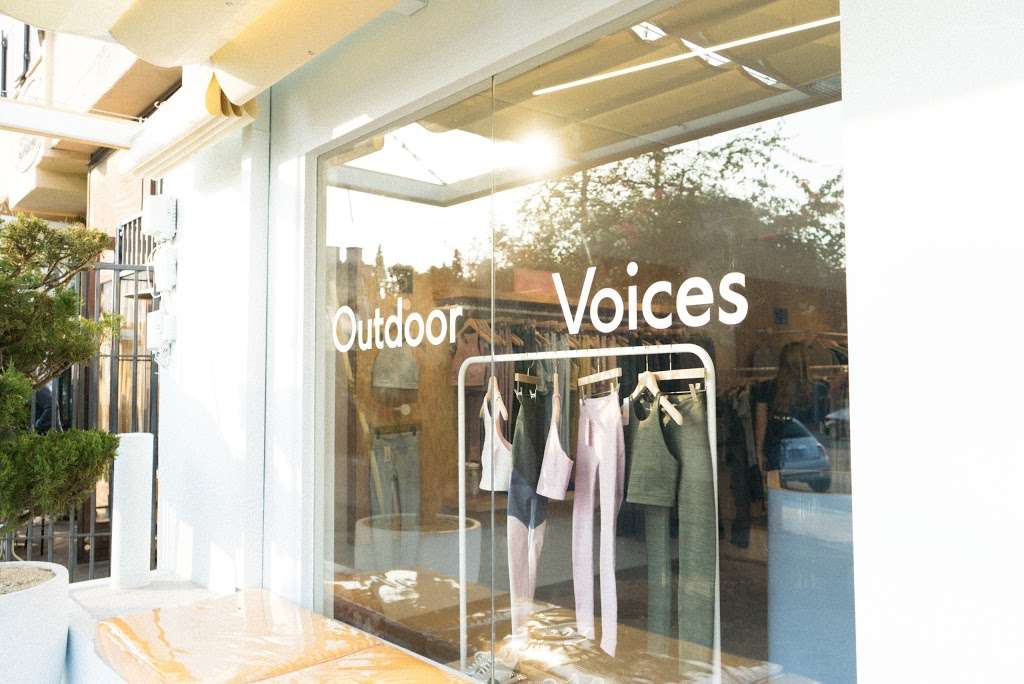 Outdoor Voices | 8425 Melrose Ave, Los Angeles, CA 90069, USA | Phone: (323) 591-0284