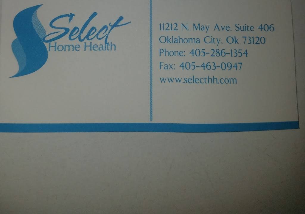 Select Home Health | 1015 N Shartel Ave, Oklahoma City, OK 73102 | Phone: (405) 286-1354