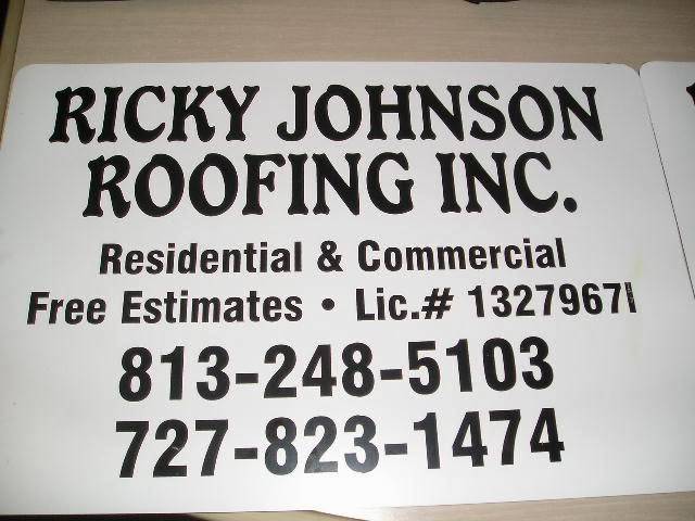 Ricky Johnson Roofing Inc | 3505 N 10th St, Tampa, FL 33605, USA | Phone: (813) 248-5103