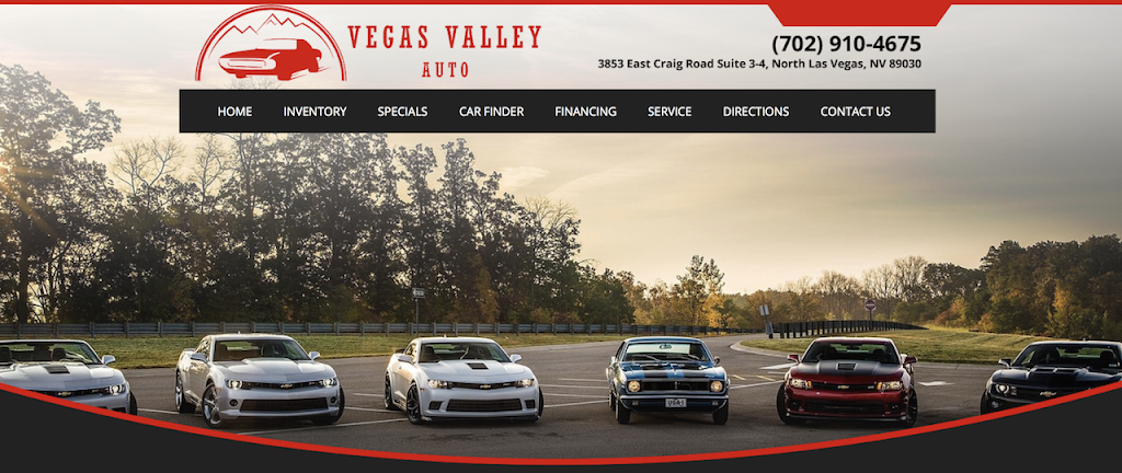 Vegas Valley Auto | 3853 E Craig Rd ste 3-4, North Las Vegas, NV 89030, USA | Phone: (702) 910-4675
