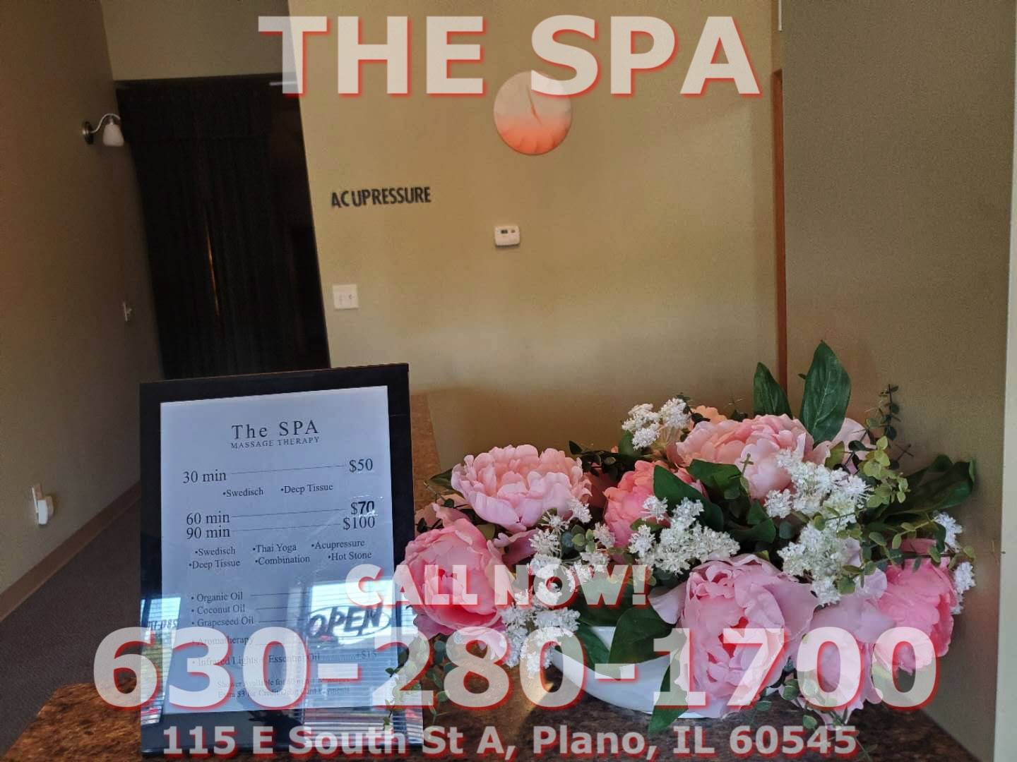 The Spa | 115 E South St Suite A, Plano, IL 60545, USA | Phone: (630) 280-1700