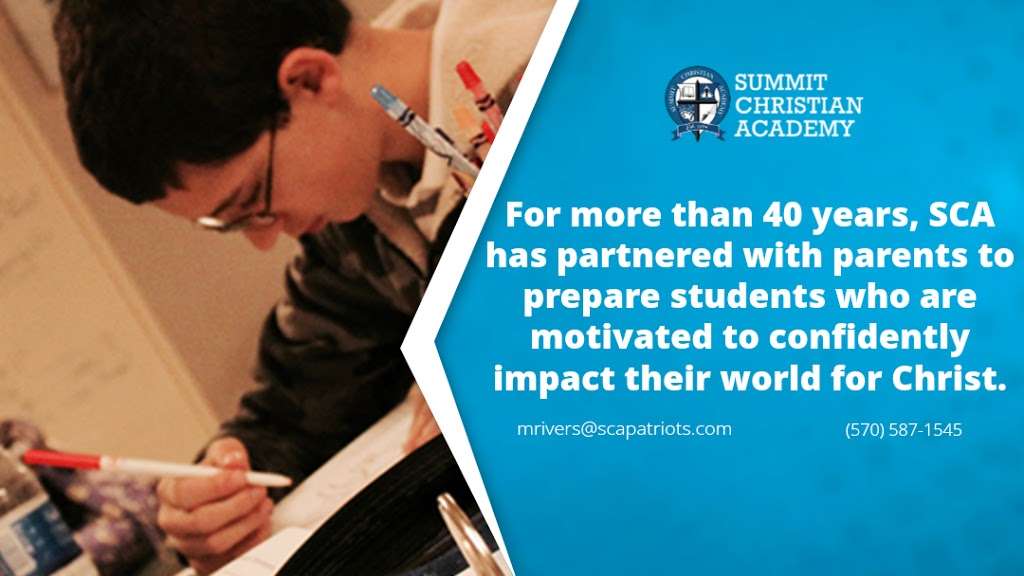Summit Christian Academy | 660 Griffin Pond Rd, South Abington Township, PA 18411, USA | Phone: (570) 587-1545