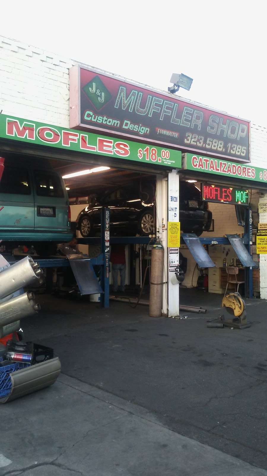 J & J Mufflers | 3101 E Gage Ave, Huntington Park, CA 90255, USA | Phone: (323) 588-1385