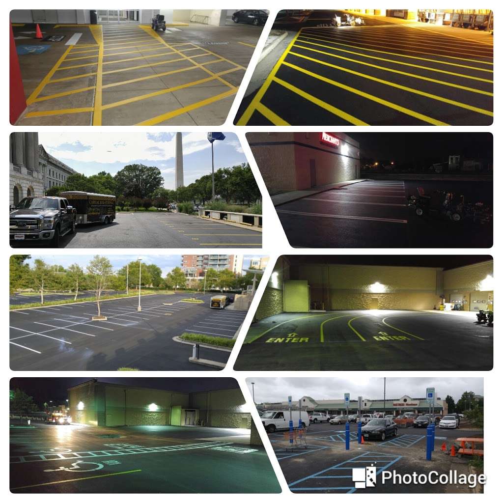 Capital Line Striping | 14208 Murphy Terrace, Gainesville, VA 20155 | Phone: (703) 595-7252