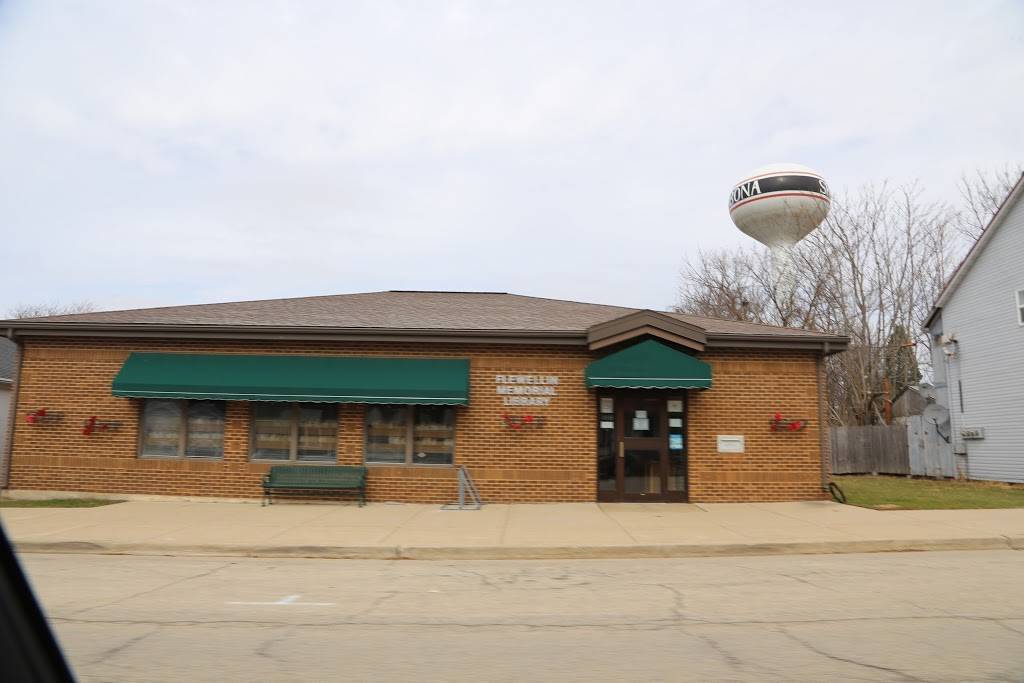 Flewellin Memorial Library | 108 W Comanche Ave, Shabbona, IL 60550, USA | Phone: (815) 824-2079