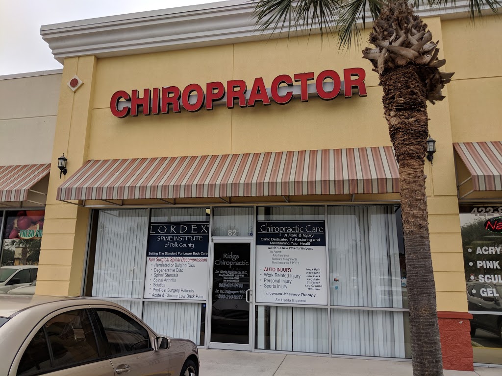 Ridge Chiropractic | 82 Maxcy Plaza Cir, Haines City, FL 33844, USA | Phone: (863) 421-9700