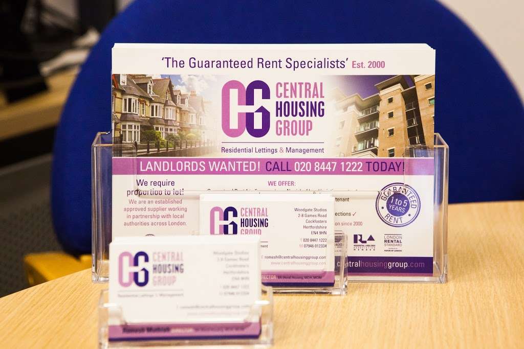Central Housing Group - Guaranteed Rent | Woodgate Studios, Games Rd, London, Barnet EN4 9HN, UK | Phone: 020 8447 1222