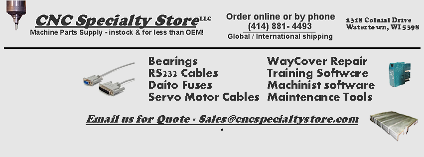 CNC Specialty Store LLC | 5540 State Rd 50 #101, Delavan, WI 53115, USA | Phone: (414) 881-4493
