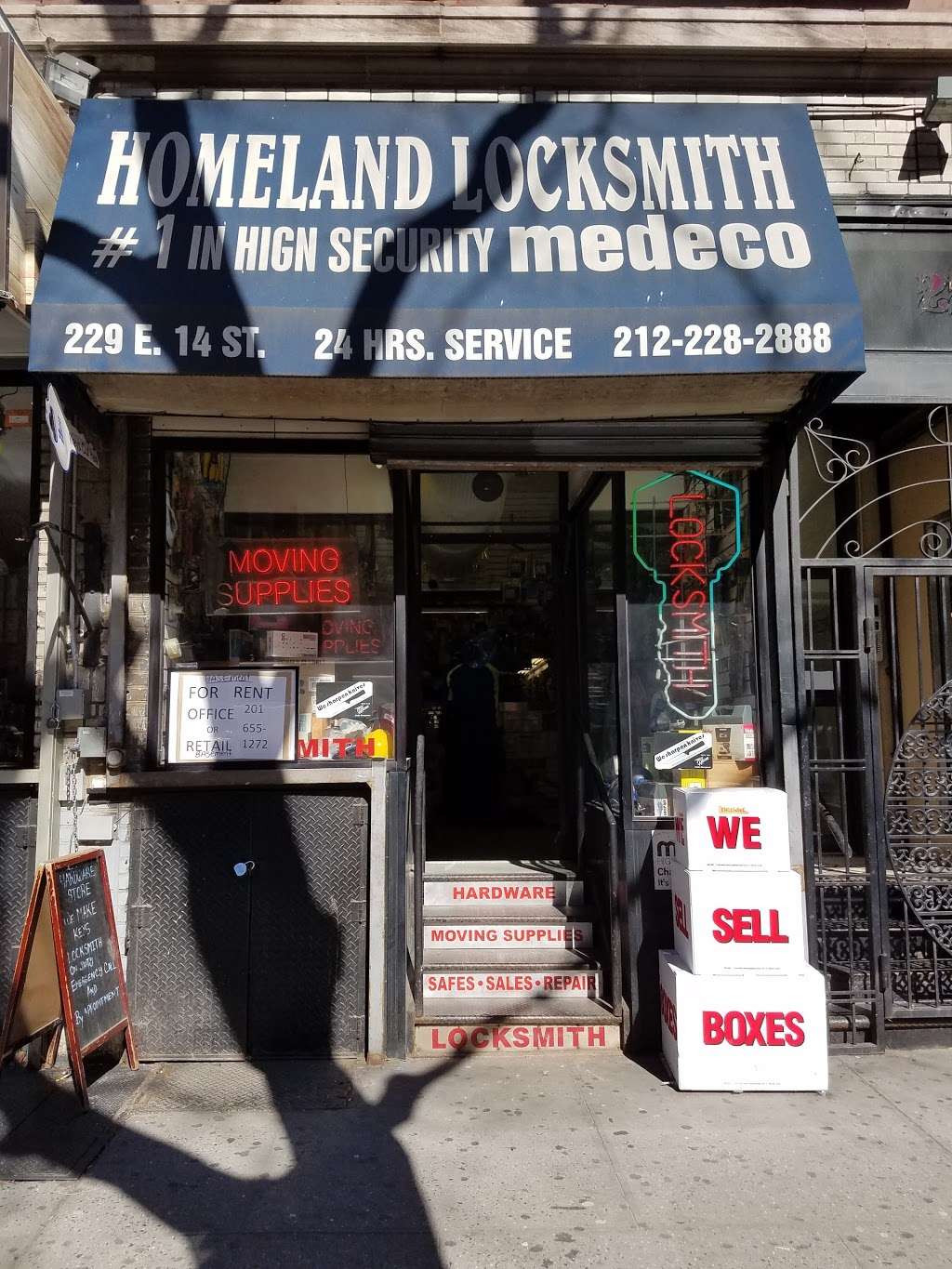Homeland Locksmith LLC | 229 E 14th St Suite 1, New York, NY 10003, USA | Phone: (212) 228-2888