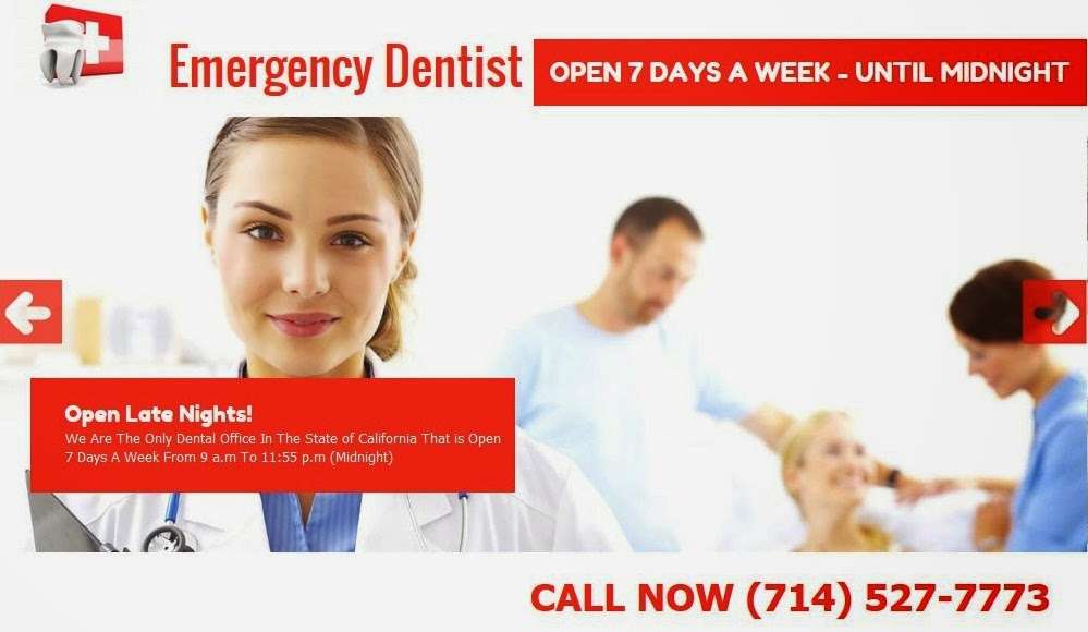 Emergency Dentist- Open 7 Days A Week - Until Midnight | 8514 Katella Ave, Anaheim, CA 92804 | Phone: (714) 527-7773