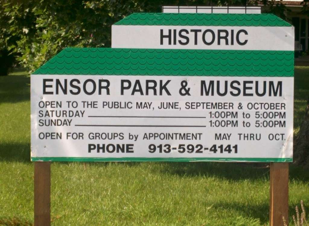 Ensor Park & Museum | 18995 W 183rd St, Olathe, KS 66062