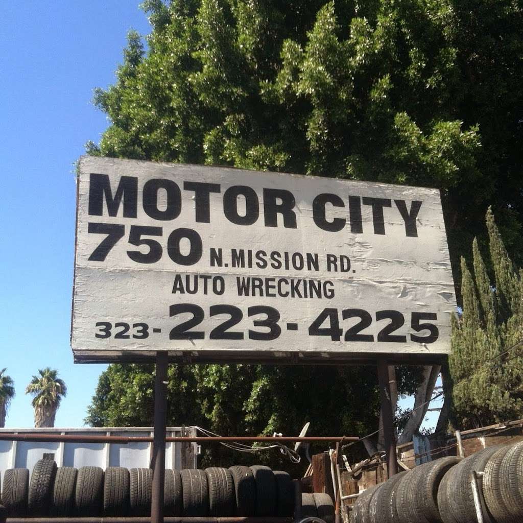 Motor City Auto Wrecking | 750 N Mission Rd, Los Angeles, CA 90033, USA | Phone: (323) 223-4225