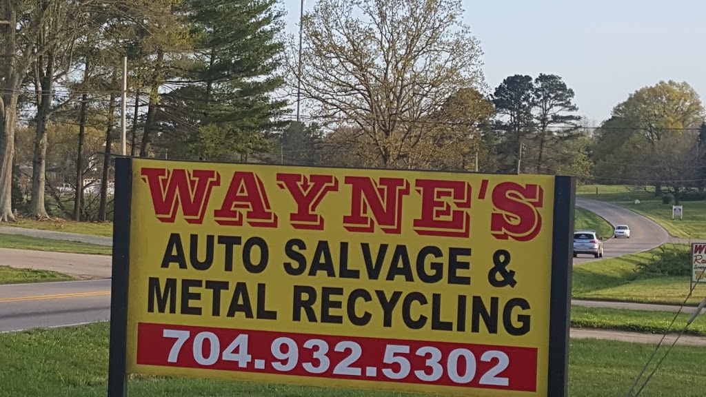 Waynes Auto Salvage & Metal Recycling | 11843 Mooresville Rd, Davidson, NC 28036, USA | Phone: (704) 932-5302