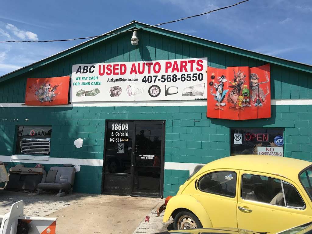 ABC Used Auto Parts | 18609 E Colonial Dr, Orlando, FL 32820, USA | Phone: (407) 568-6550