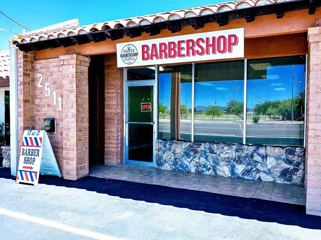 Proper Barbershop-Tucson | 2511 S Craycroft Rd #101, Tucson, AZ 85711 | Phone: (520) 398-7000