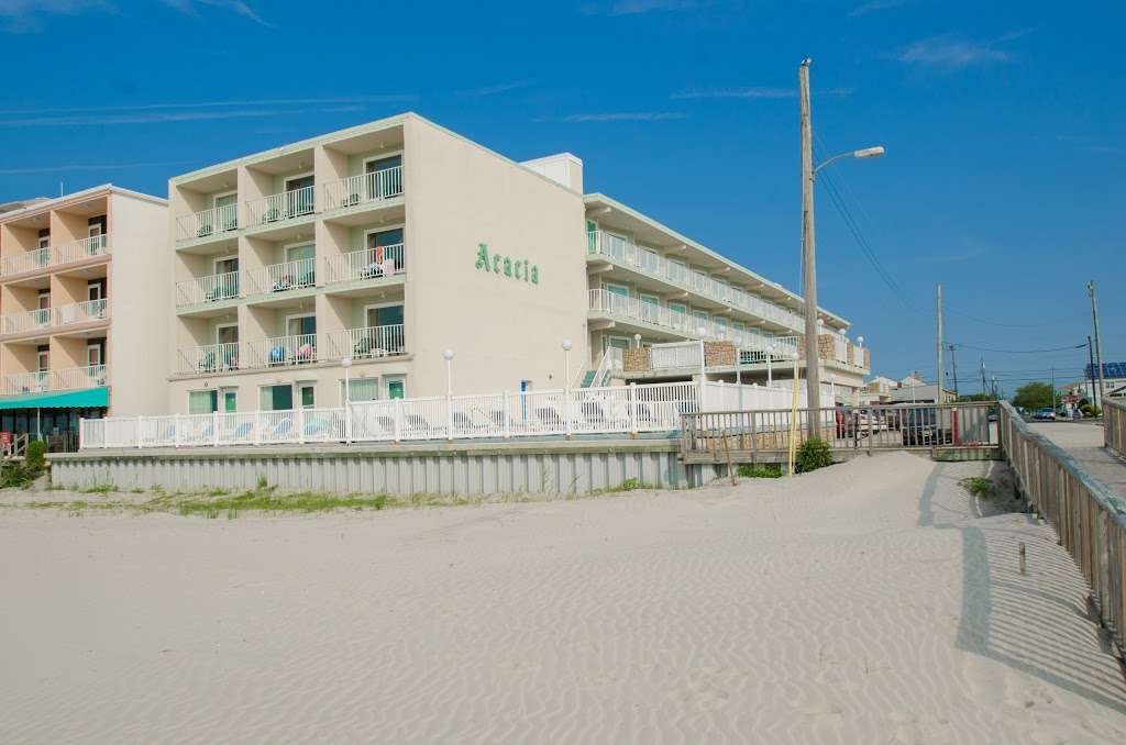 Acacia Beachfront Resort | 9101 Atlantic Ave, Wildwood Crest, NJ 08260, USA | Phone: (609) 729-2233