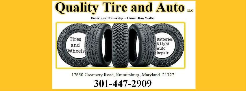 Quality Tire And Auto LLC | 17650 Creamery Rd, Emmitsburg, MD 21727 | Phone: (301) 447-2909