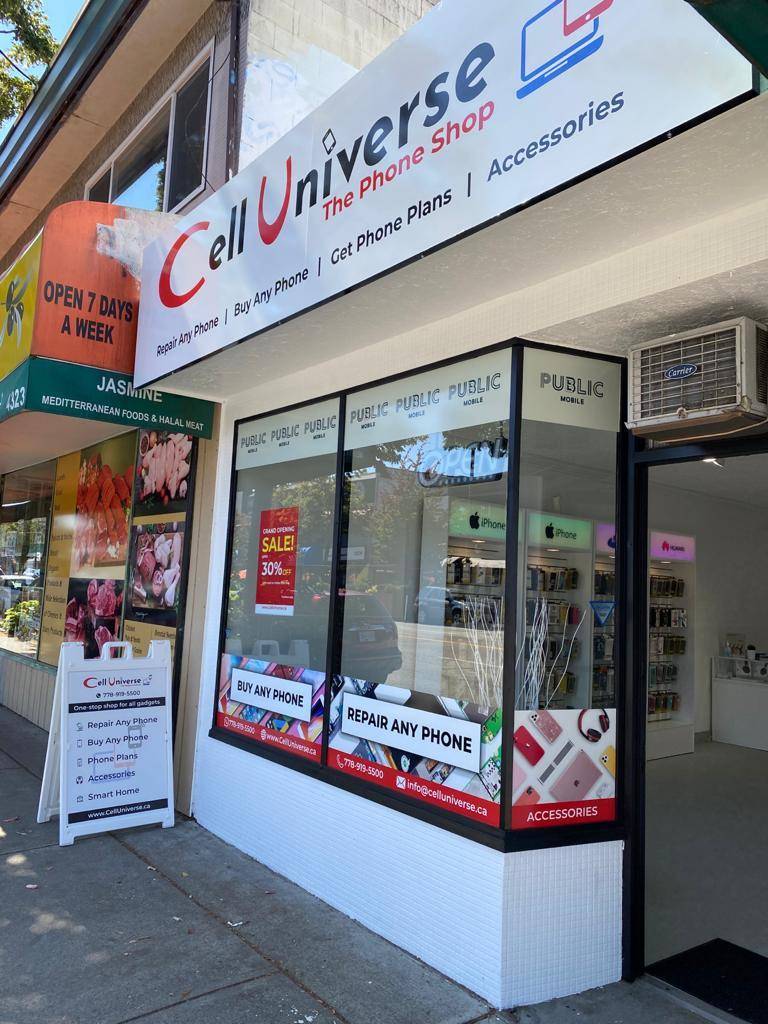 Cell Universe - Phone Repair Vancouver | 4307 Main St, Vancouver, BC V5V 3R1, Canada | Phone: (778) 919-5500