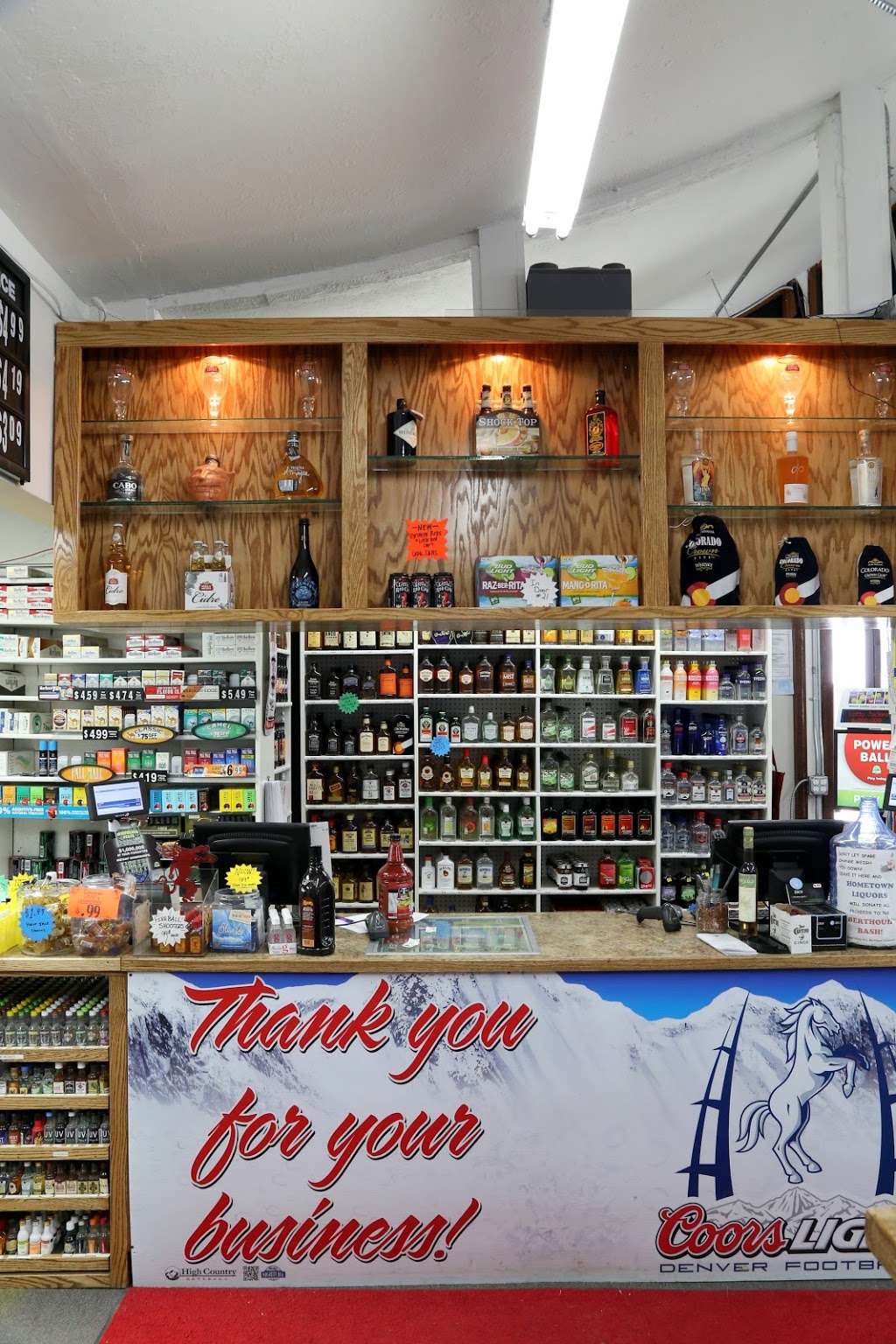 Berthoud Hometown Liquor | 425 Meadowlark Dr, Berthoud, CO 80513 | Phone: (970) 532-2698