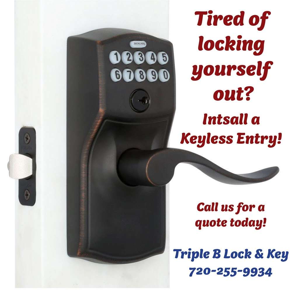 Triple B Lock & Key | 5470 Hoyt Dr, Arvada, CO 80002 | Phone: (720) 709-1338