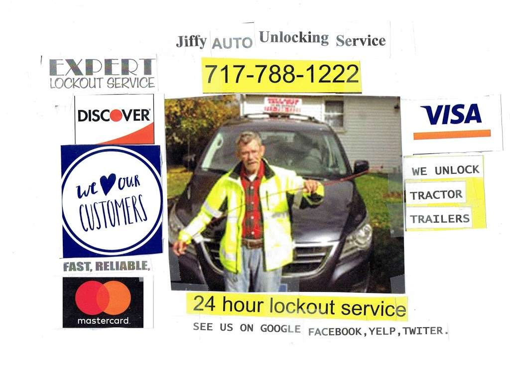 Jiffy Auto Unlocking Service | 2741, 4501 Fox Run Rd, Dover, PA 17315, USA | Phone: (717) 788-1222